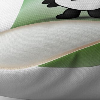 Alternate view of Panda Power Throw Pillow