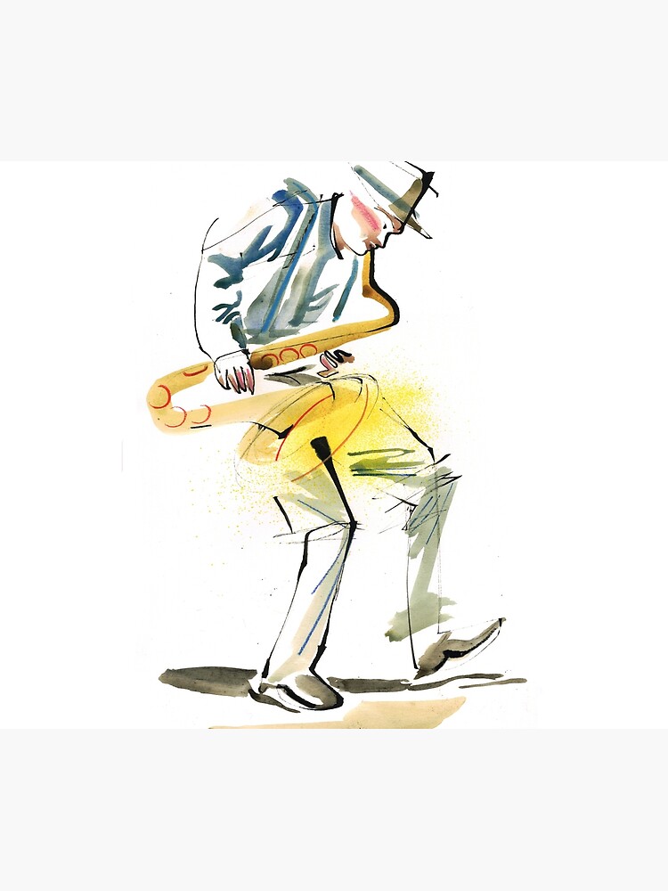 Saxophone Musician art by CatarinaGarcia