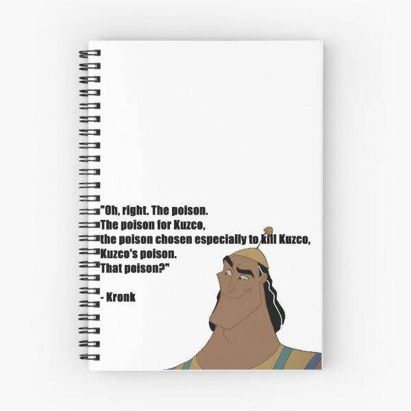 Item preview, Kronk's Poison Quote (Emperor's New Groove) designed and sold by beefy-lamby.