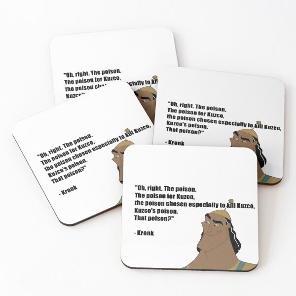 Item preview, Kronk's Poison Quote (Emperor's New Groove) designed and sold by beefy-lamby.