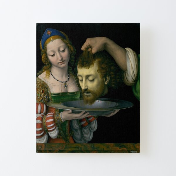 Salome with the head of St John the Baptist Fleece Blanket by