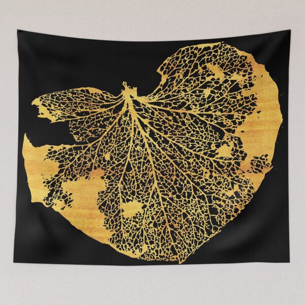 Item preview, gold leaf skeleton designed and sold by zeljkica.