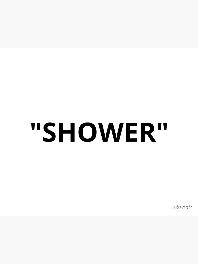 Shower Quotation Marks by lukassfr