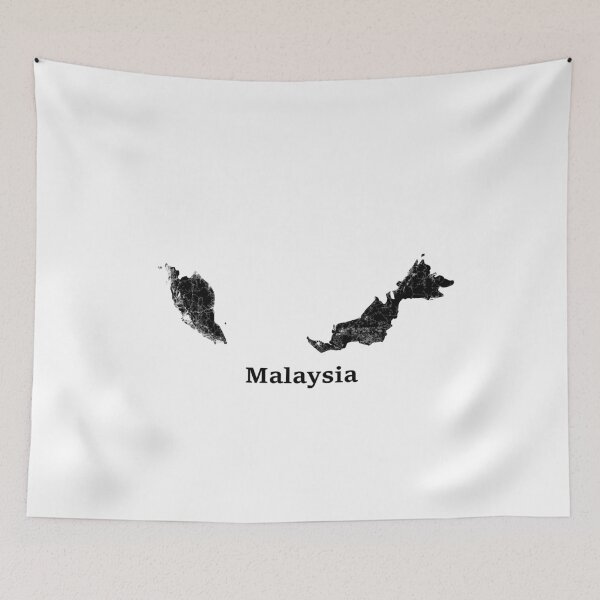 Item preview, Malaysia street map designed and sold by AmazingMapArt.