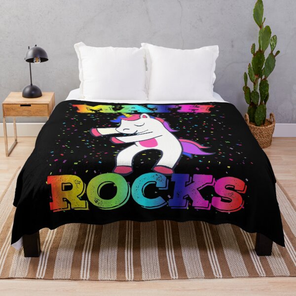 Item preview, Math Rocks! Unicorn Flossing Tshirt First Day of School designed and sold by MagicBoutique.