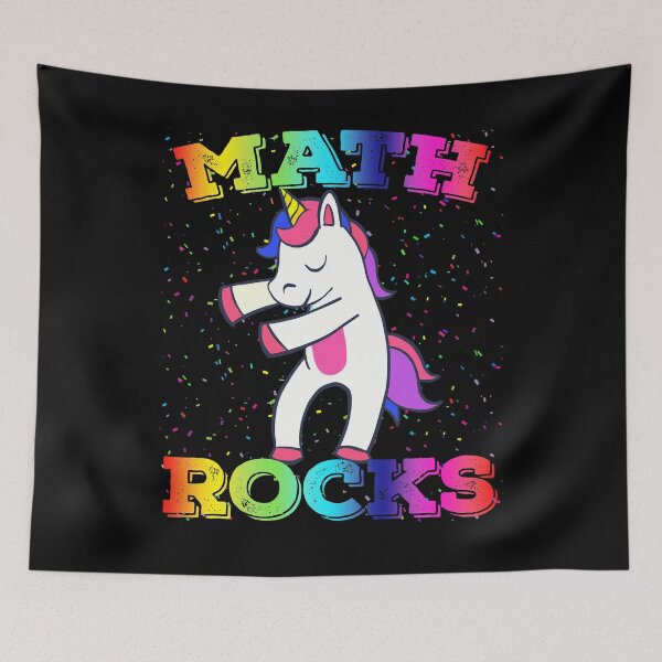 Item preview, Math Rocks! Unicorn Flossing Tshirt First Day of School designed and sold by MagicBoutique.