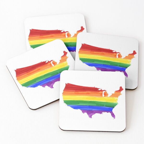 Item preview, USA Watercolor Rainbow designed and sold by lukassfr.