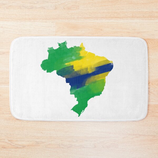 Artikelvorschau, Brasilien Karte Wasserfarbe entworfen und verkauft von lukassfr.