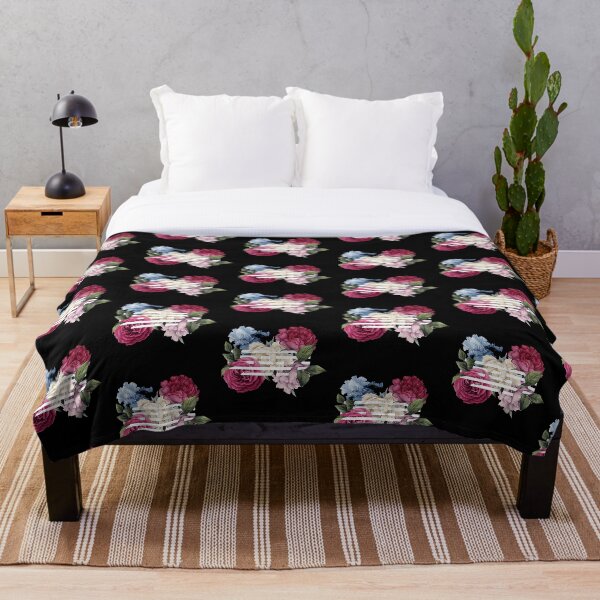 Big Bang Flower Road Throw Blanket