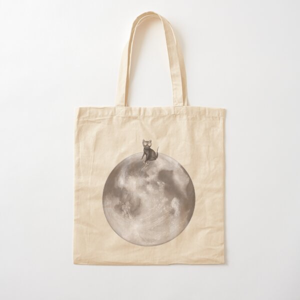 Lost in a Space / Moonelsh Cotton Tote Bag