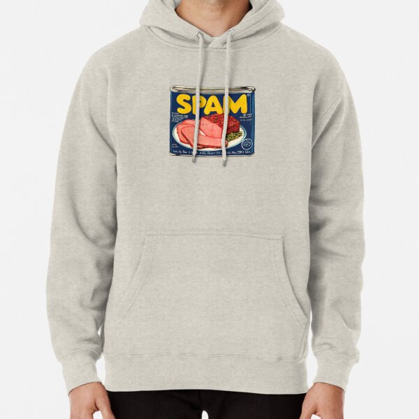 Spam Pattern - Blue Pullover Hoodie
