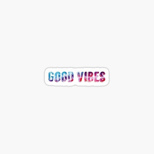 "Tie dye good vibes " Sticker for Sale by karakf Redbubble