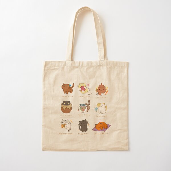 Purrcy Jackson Cotton Tote Bag