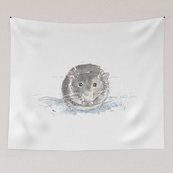Item preview, Rat portrait designed and sold by DebTheZeb.
