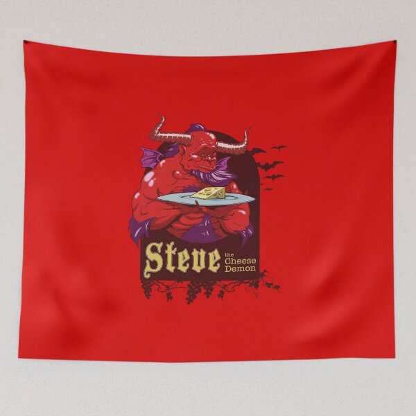 Item preview, Steve the Cheese Demon designed and sold by ghoststoryguys.