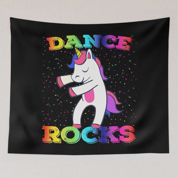Item preview, Dance Rocks! Unicorn Flossing Tshirt First Day of School designed and sold by MagicBoutique.