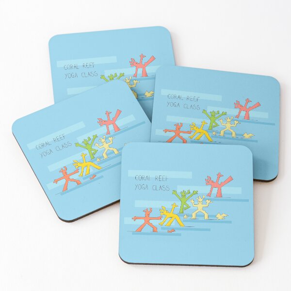 Item preview, Coral reef yoga class designed and sold by SooperYela.