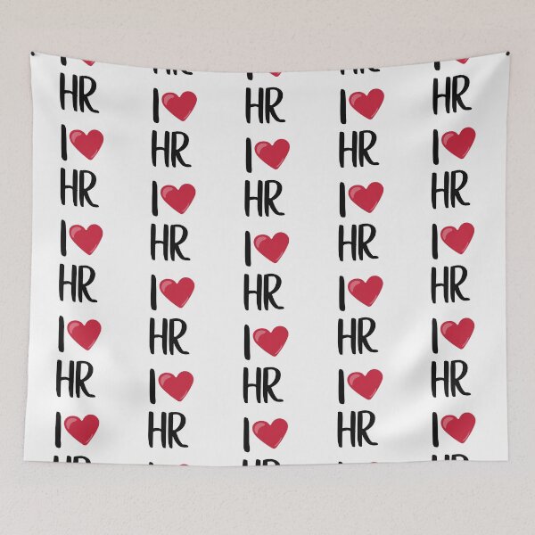 Item preview, I love HR Human Resources Heart designed and sold by ColorFlowArt.