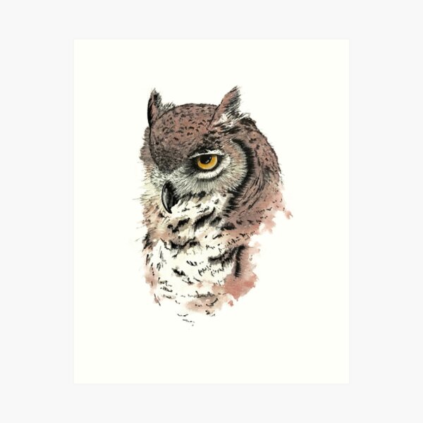 Item preview, Great Horned Owl designed and sold by JessieFroese.