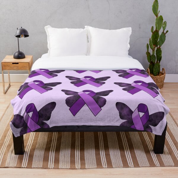 Item preview, Fibromyalgia Awareness Butterfly designed and sold by LifeandTea.