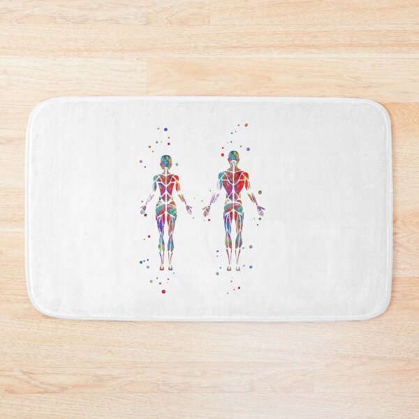 Item preview, Muscular System, human body, human muscles,  female body, man body designed and sold by Rosaliartbook.