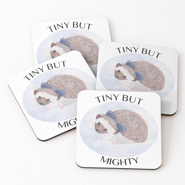 Item preview, Tiny But Mighty - Cute Little Hedgehog designed and sold by A2Gretchen.
