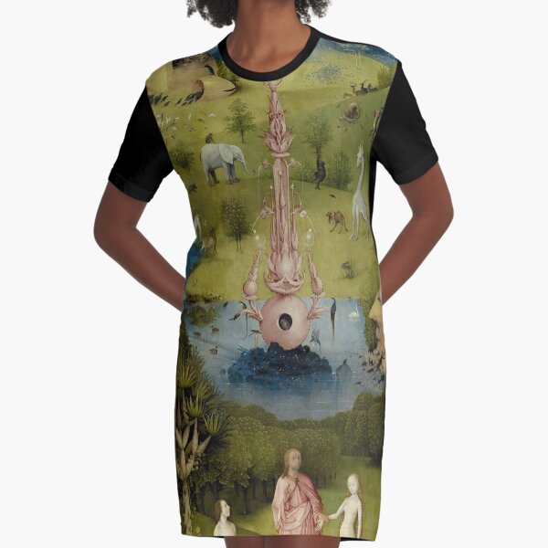 The Garden of Earthly Delights - Hieronymus Bosch Graphic T-Shirt Dress