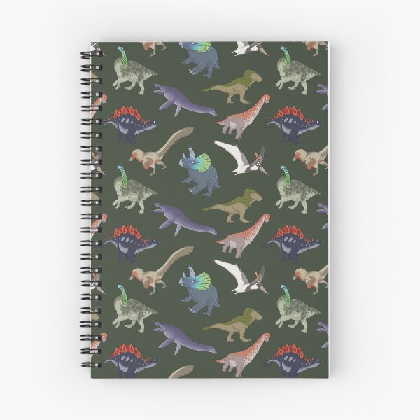 Item preview, Mesozoic Reptiles Pattern - Forest designed and sold by SnowWolpard.