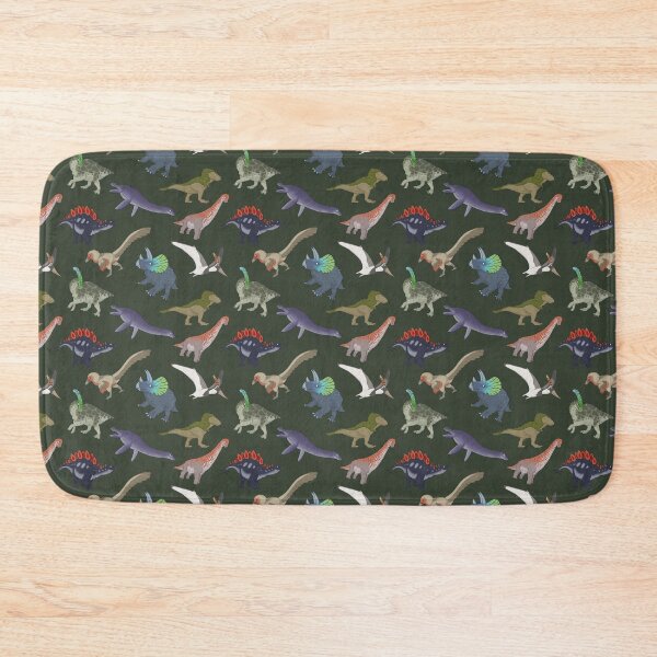 Item preview, Mesozoic Reptiles Pattern - Forest designed and sold by SnowWolpard.