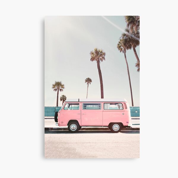 Pink Van Canvas Print