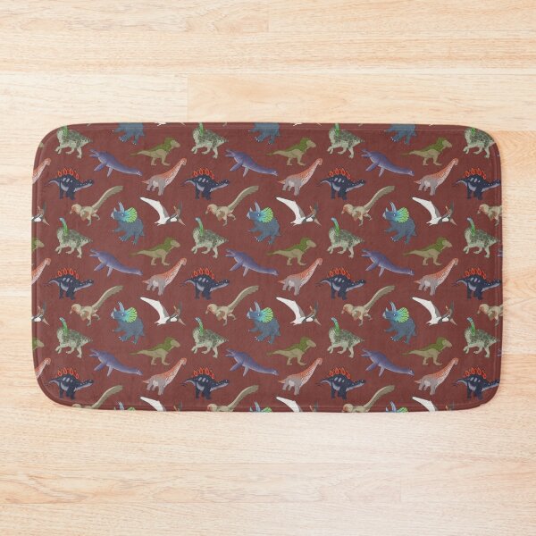 Item preview, Mesozoic Reptiles Pattern - Red designed and sold by SnowWolpard.