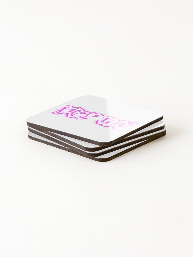 Thumbnail 4 of 5, Coasters (Set of 4), Sips Tea designed and sold by SunnySticker.