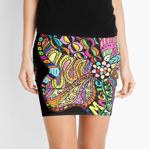 Magic is in the Air - Color Mini Skirt