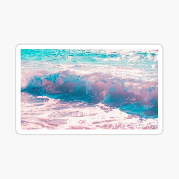 Aesthetic Candy Wave Break Sticker