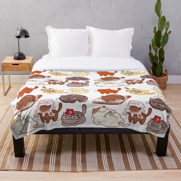 Kitty Falls Throw Blanket