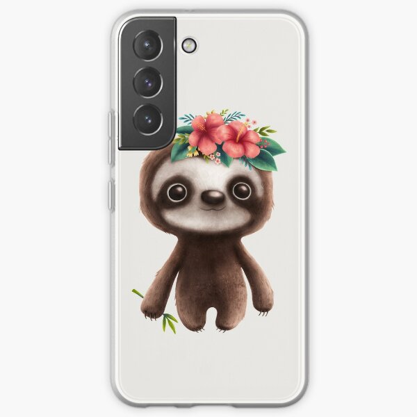 Cute sloth Samsung Galaxy Flexible Hülle