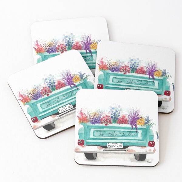 Item preview, Floral Truck MOPS To The Full designed and sold by Robin Laribee.