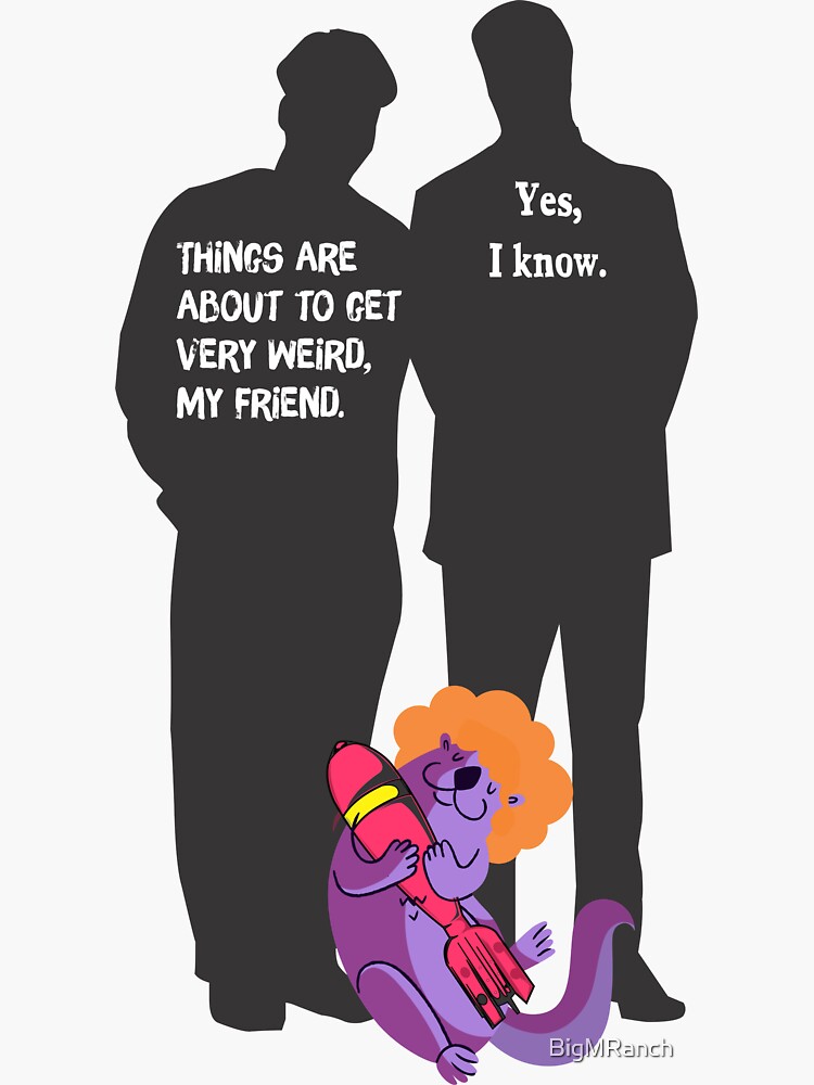 Men talking guy talk weird clown otter nuke bomb by BigMRanch