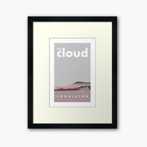 THE CLOUD, CONGLETON Framed Art Print