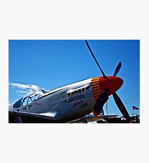 Tuskegee Airmen P51 Mustang Fighter Plane Photographic Print