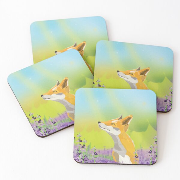 Item preview, Fox In A Lavender Field designed and sold by Heatherandhare.
