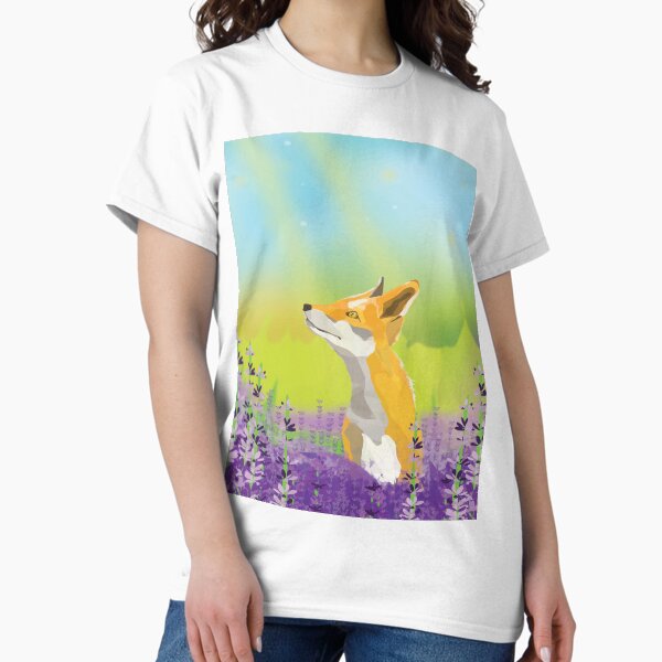Item preview, Fox In A Lavender Field designed and sold by Heatherandhare.