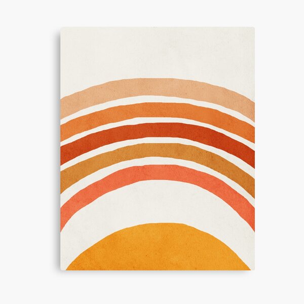Item preview, Rainbow, Abstract, Mid century modern kids wall art, Nursery room designed and sold by juliaemelian.