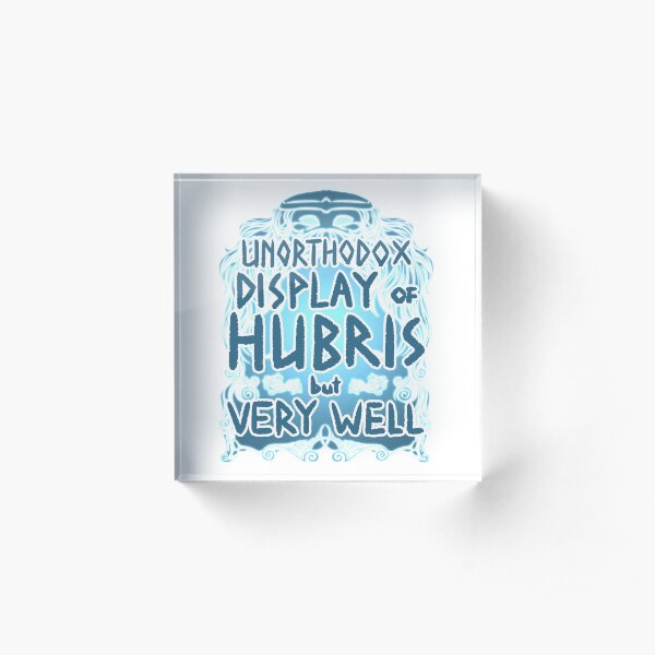 Hubris Bloque acrílico