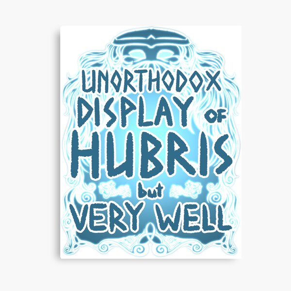 Hubris Canvas Print