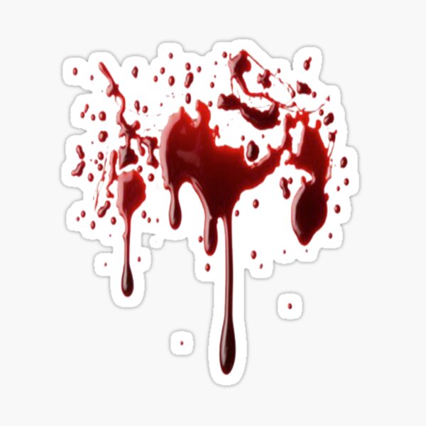 Sticker blood splatter 