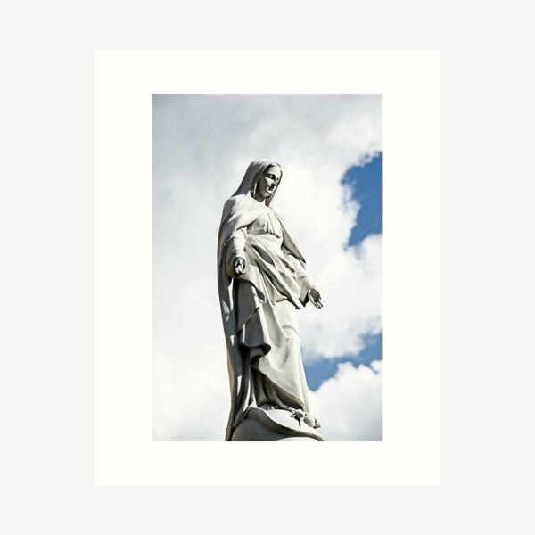 Item preview, Statue Of Virgin Mary Against The Sky designed and sold by Elzbieta Fazel.