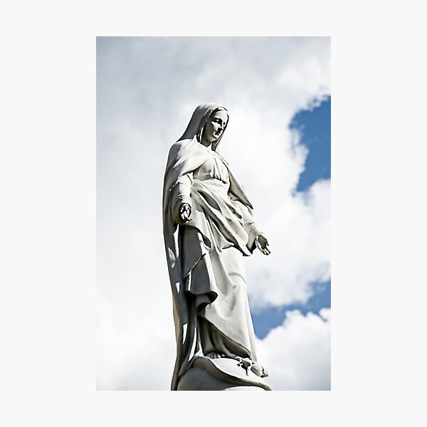 Item preview, Statue Of Virgin Mary Against The Sky designed and sold by Elzbieta Fazel.