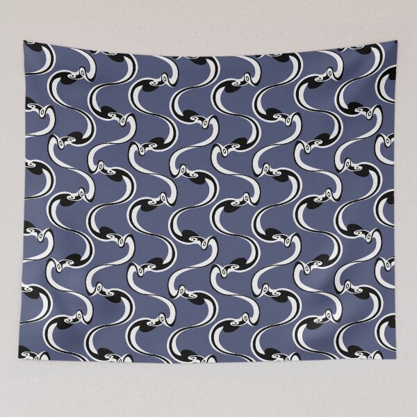 Item preview, Merging galaxies abstract pattern designed and sold by tandast.