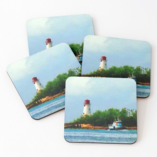 Item preview, Nassau Bahamas - Lighthouse and Boat designed and sold by Susan Savad.